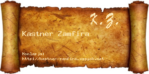 Kastner Zamfira névjegykártya